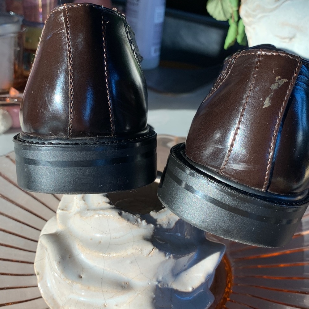 Made in Italy Silga Classic Brown and Cream Spectators Size 38/8 - Picture 3 of 9